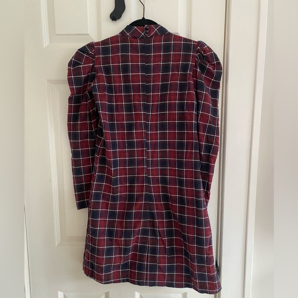ASOS Brand- Trendyol Plaid Long Sleeve Dress - Picture 4 of 5